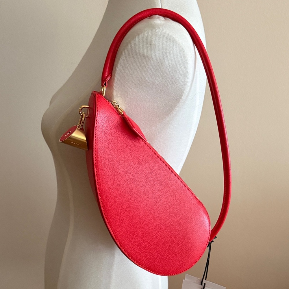 NWT ALAÏA LE DEMI-COEUR Bag IN GOATSKIN Made in ITALY - Picture 6 of 16